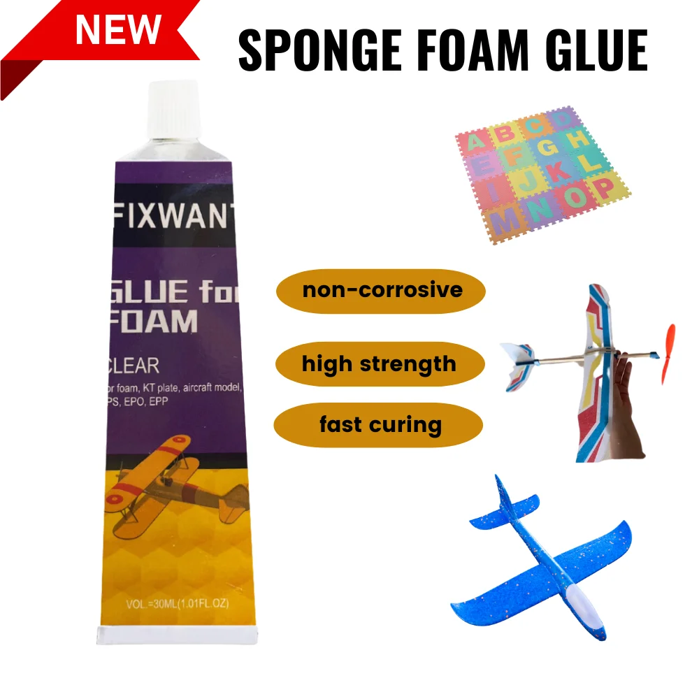 30ML FIXWANT EPO EPP KT EPP EVA Glue For RC Airplane Fixed-Wing Drones Repair DIY Parts Model Aircraft Foam Glue