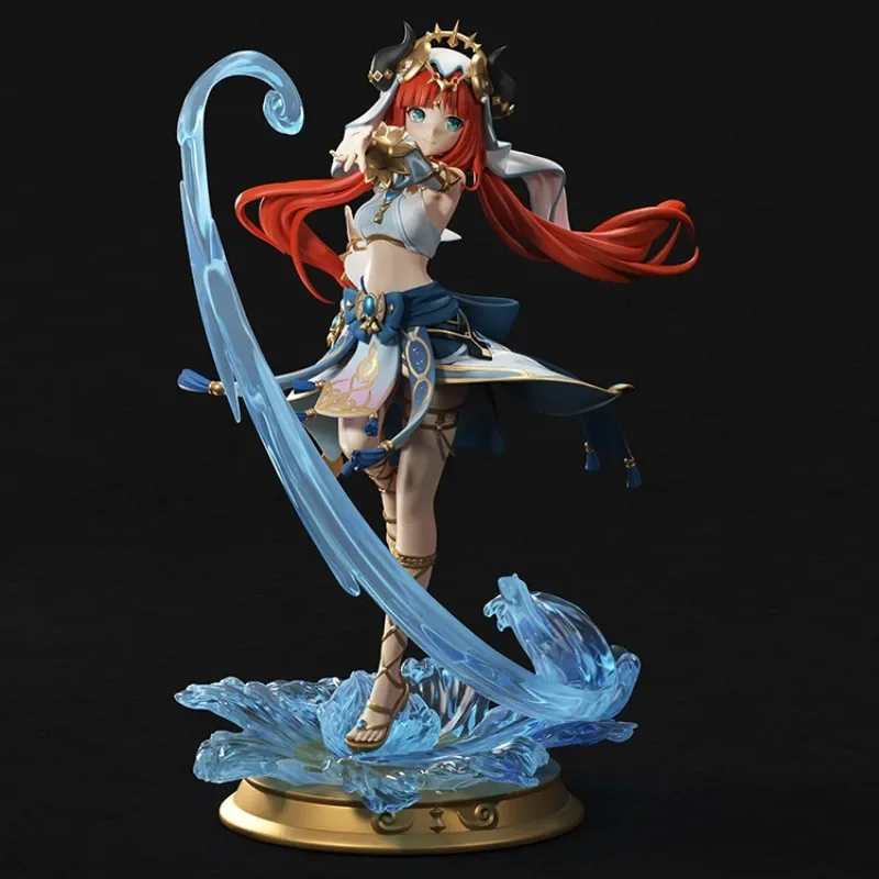 27cm Anime Genshin Impact Figure Nilou Model Dolls Figurine Pvc Action Figures Statue Collectible Decorate Kawaii Toy Gift