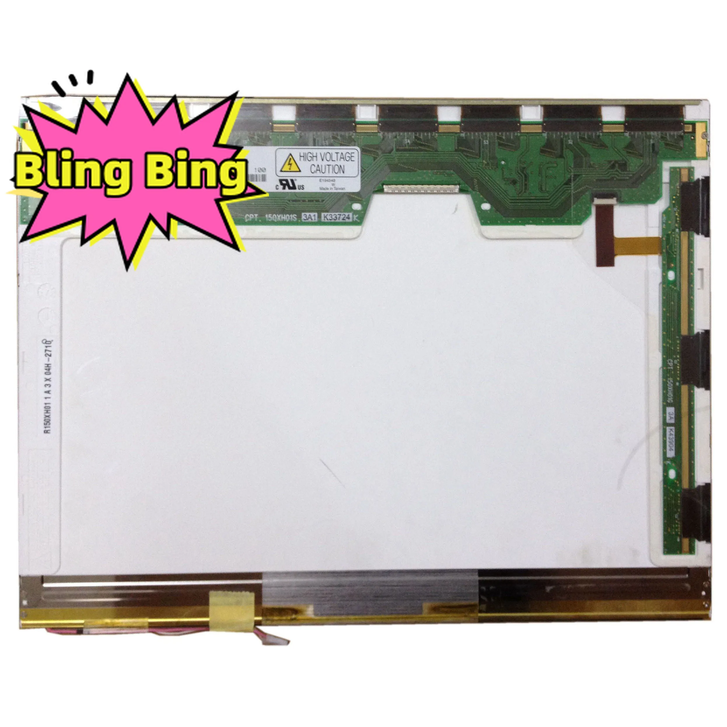 

CLAA150XH01 fit CLAA150XH01A N150X3-L08 LP150X08 CLAA150XH03 N150X3-L05 15.0” 30 PIN LCD 1024×768
