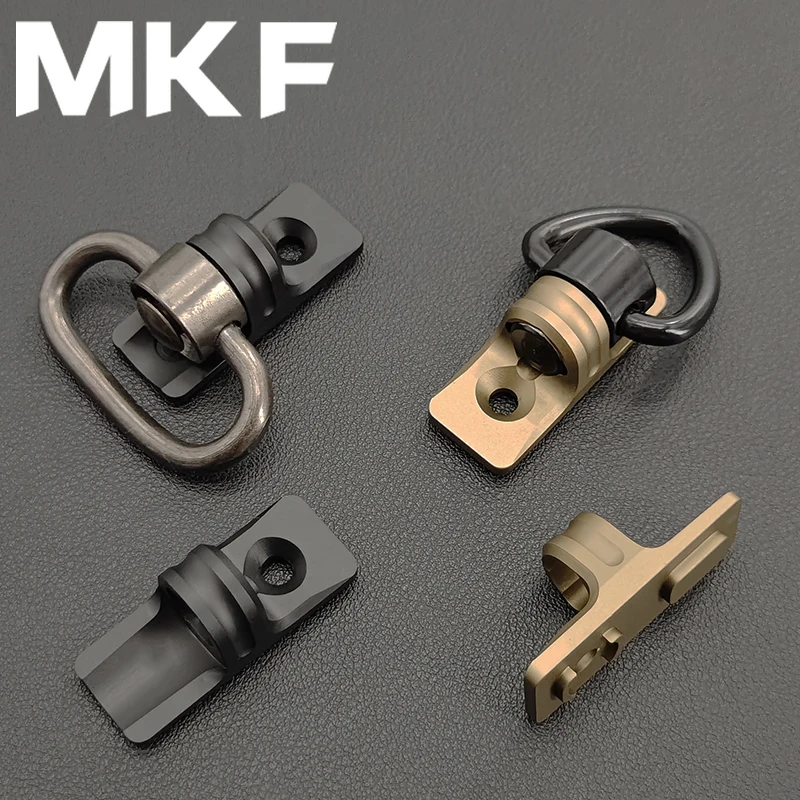 

Outdoor Tactical Rifle Sling Swivel Loop Quick Release QD Sling Buckle Ring MLOK Base for Handguard Mount Adapter