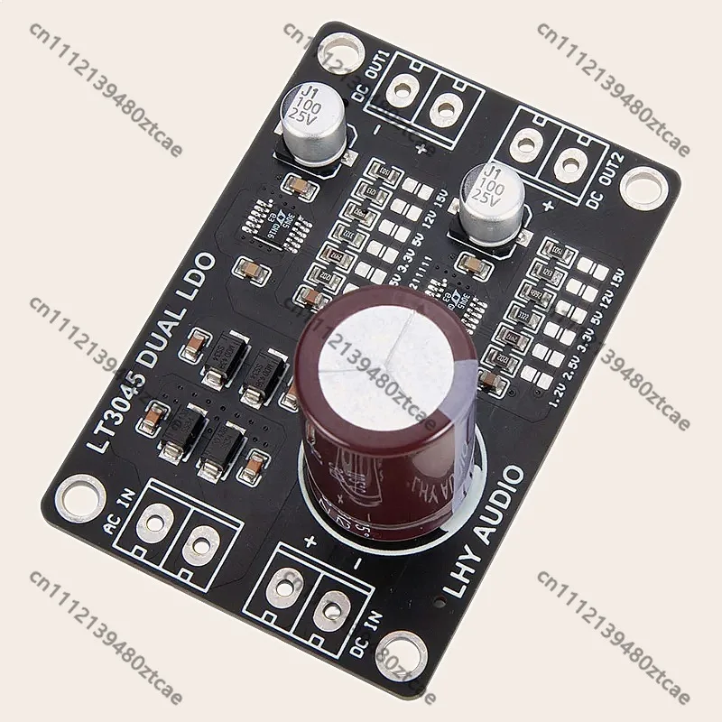 Nvarcher LT3045 Dual-Channel Positive Voltage DC Stabilized Power Supply Low Noise High Precision Linear Upgrade DAC