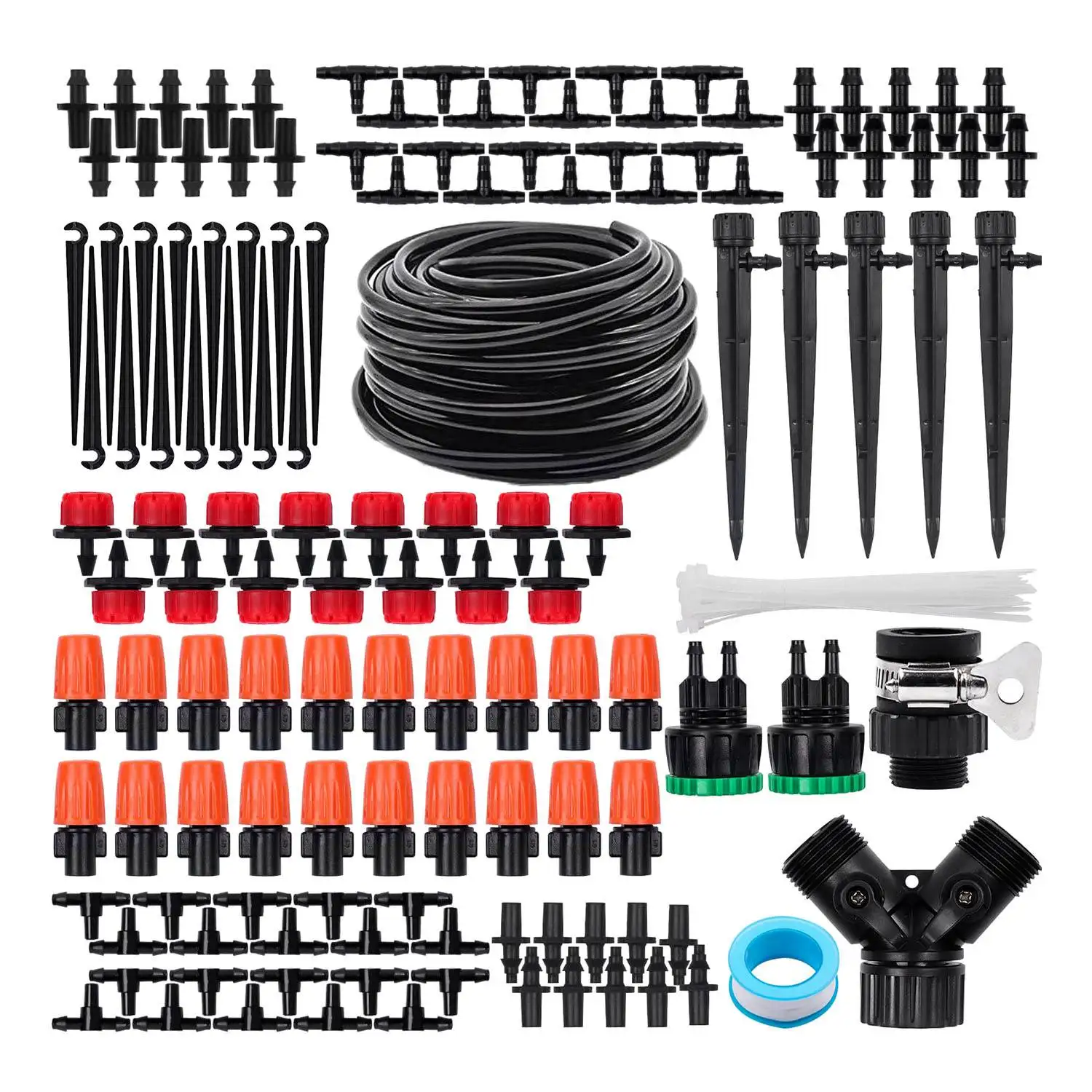 Irrigation System, 25 M Irrigation Kit, Micro-Drip Irrigation Kit, Automatic Sprinkler, Drip Irrigation Kit 151