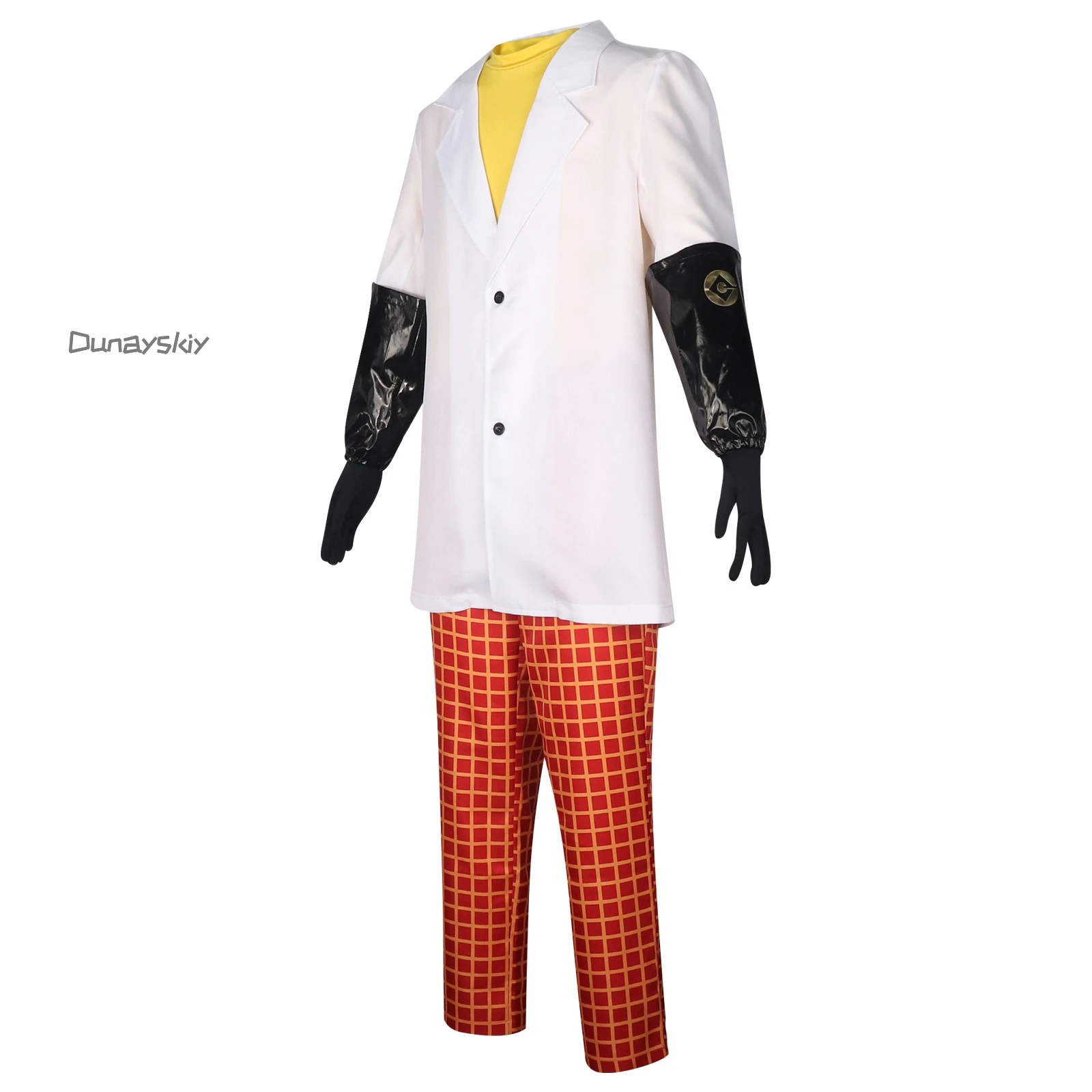 Anime Nefario Cosplay Dr Cosplay hombre Nefario Doctor juego disfraz uniforme traje fiesta de Halloween traje de juego de rol