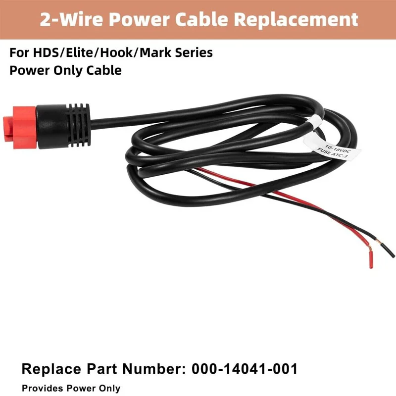 000-4802-001 hds/elite/haken stromkabel, 3 fuß, 2-draht-strom für low rance hds, elite fs, elite ti2, haken, mark boot zubehör