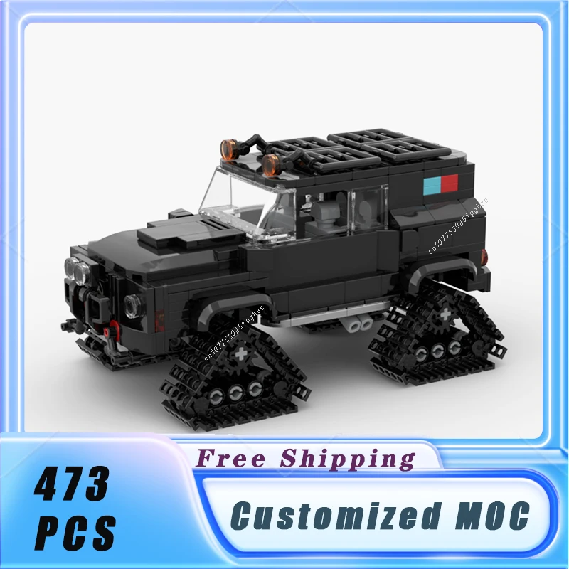 Classical Speed Vehicle MOC 8-width G500 4x4 Edition Building Blocks Model Bricks Sets Assemble Children's Toys Gifts