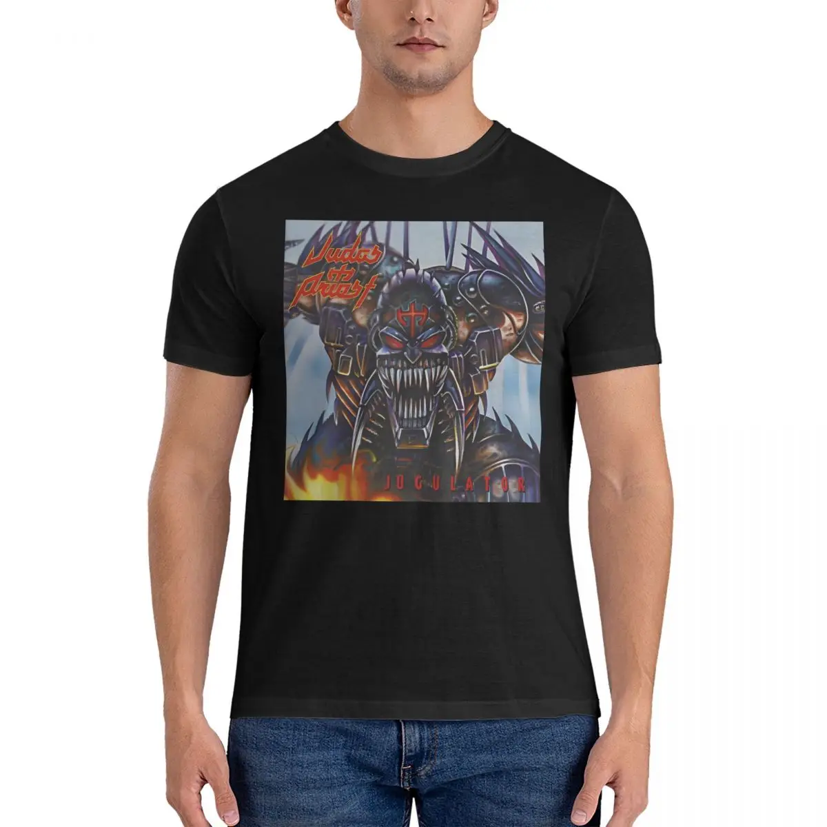 The Band Indie The Best Part Men T Shirt Judas Priest Fun Tees Short Sleeve Crew Neck T-Shirt 100% Cotton Adult Clothing