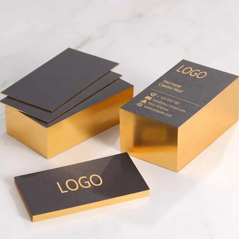 100 Pcs/lot Design CustomPrinting Paper Business Card, Paper