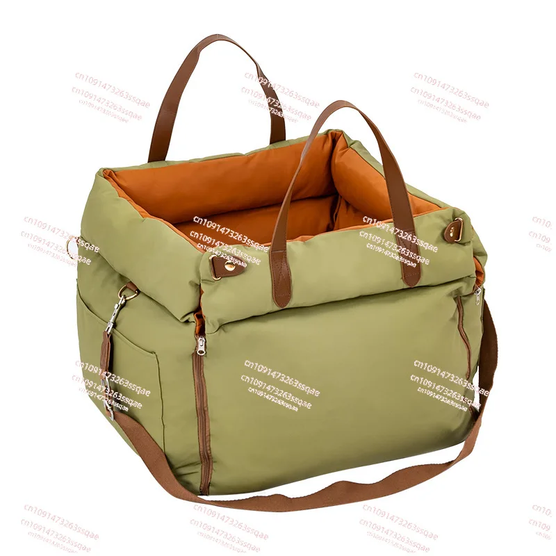 

Car safety pet nest, go out anti-dirty grab leather can be dismantled and washed pet car nest