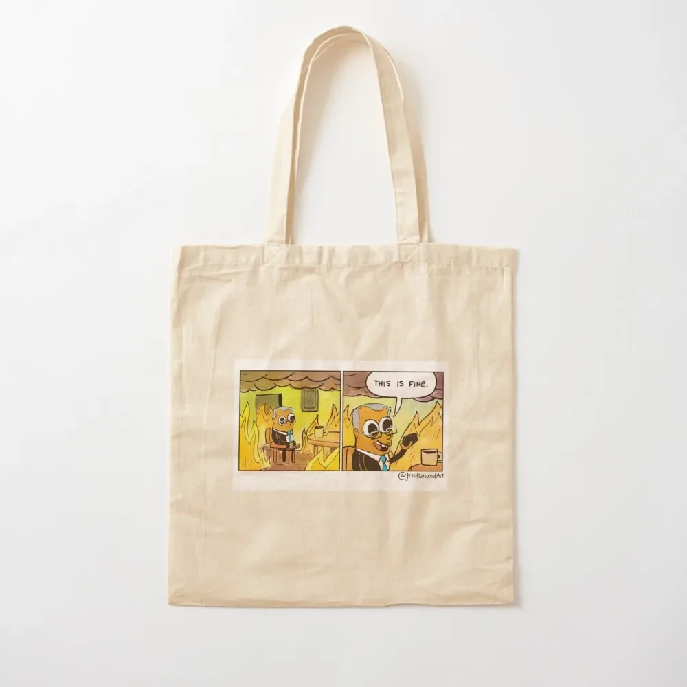 

Scotty From Marketing Thinks Coal is Fine by Jess Harwood Art Tote Bag Gift bag Canvas bag for women