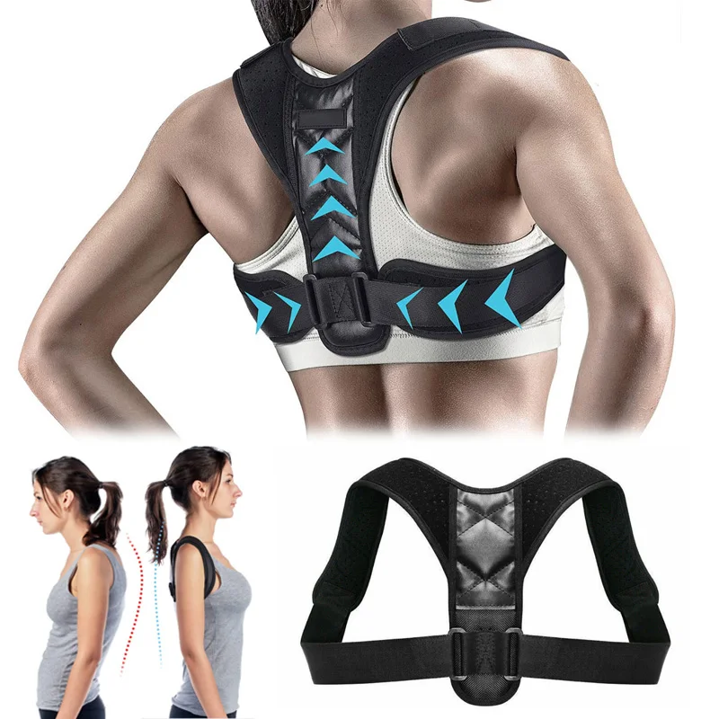 Adjustable Back Shoulder Posture Corrector Upper Back Brace Shoulder Lumbar Support Belt Clavicle Back Posture Corrector Medical