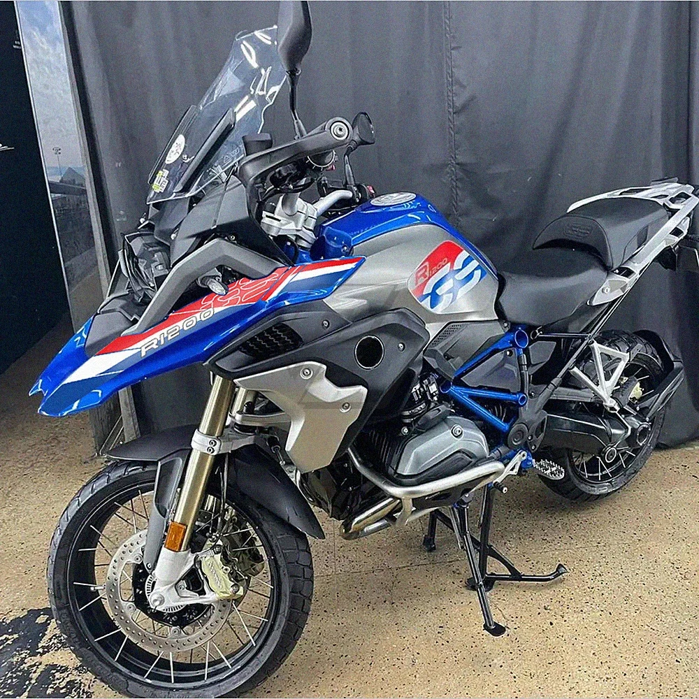 オートバイのフロントフェアリングステッカー,bmw motorrad r1200gs 2018-2019の保護 (事前ではありません)