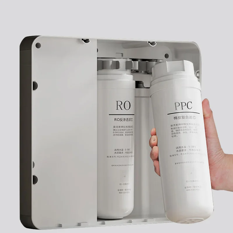 نظام التناضح العكسي بدون خزان RO-500G نظام تصفية المياه تحت نظام تنقية المياه بالتناضح العكسي بالوعة