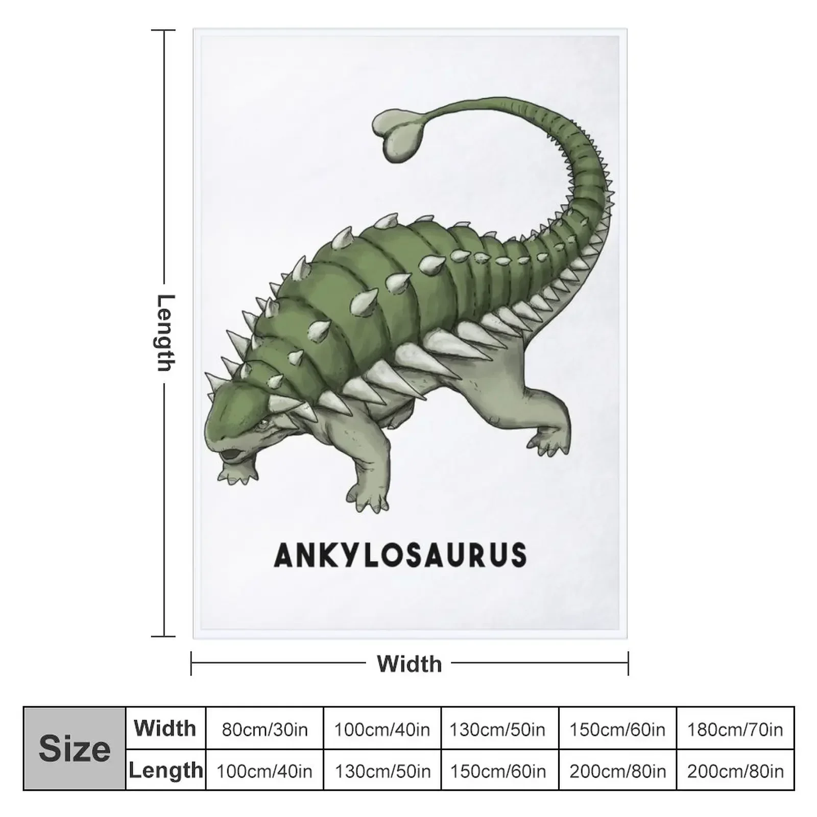 Ankylosaurus Throw Blanket Cute Plaid For Decorative Sofa Kid'S Blankets