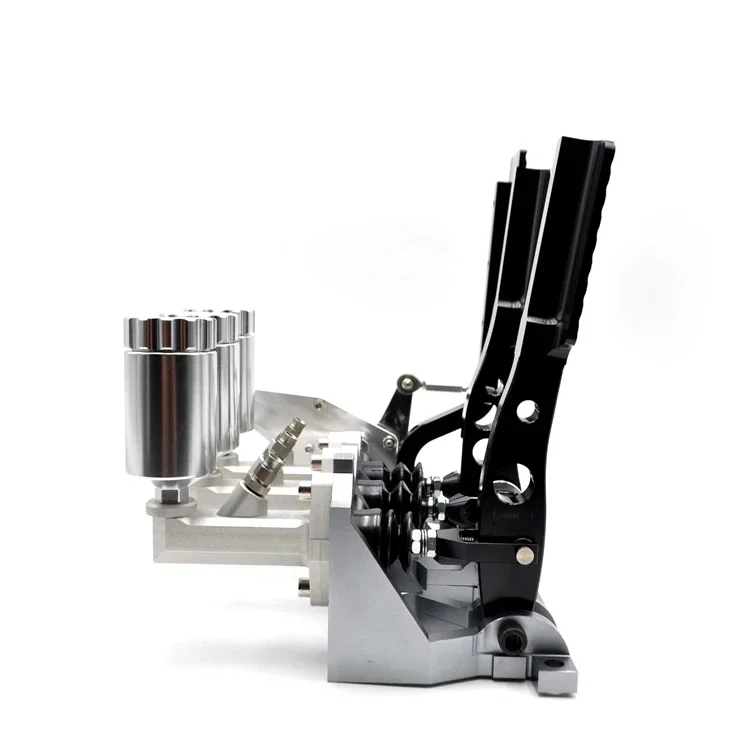 

Universal 3 Pedal Assembly Black Car Pedal Box