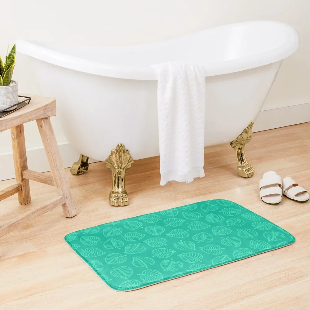 

Baby Tanuki Leaf Bath Mat Bathroom Supplies Carpets For Bathroom Non-Slip Bathroom Toilet Rug Mat