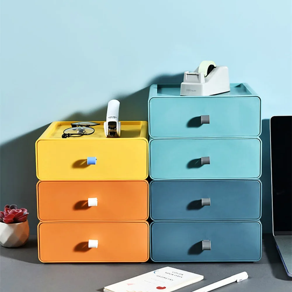 Stackable Multi-layer Storage Box Drawer Desktop Can Be Items Stationery Sundry Bedroom Dormitory Desk Simple Storage Organizer