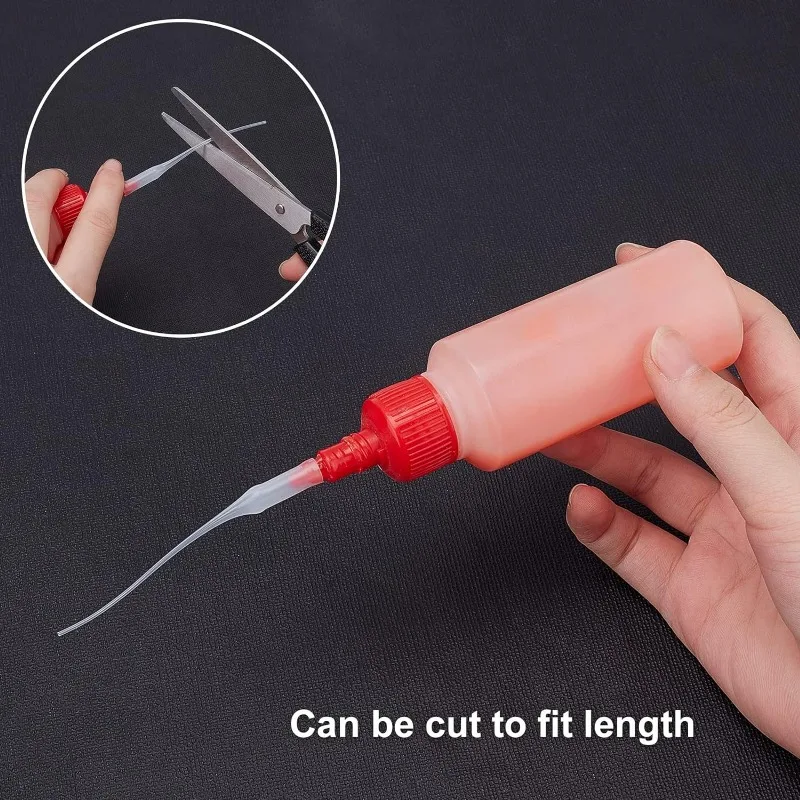 Glue Tips, 100pcs Plastic Glue Micro-Tips Glue Extender Precision CA Glue Applicator for Arts Crafts Hobby Projects Guitar