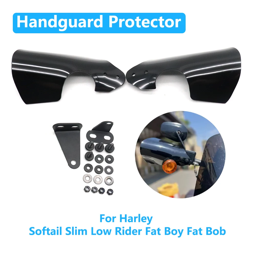 

Motorcycle Hand Guards Handlebar Shield Cover Handguard Protector Accessories For Harley Softail Slim Low Rider Fat Boy Fat Bob