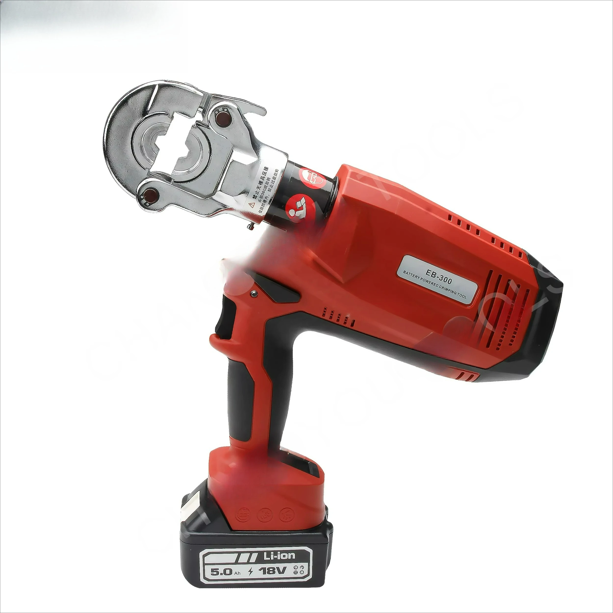 EB-300 Brushless Hydraulic Battery Powered Electric Crimping Tool 16-300 Cable ISO Certified 4.0Ah Capacity Steel Construction