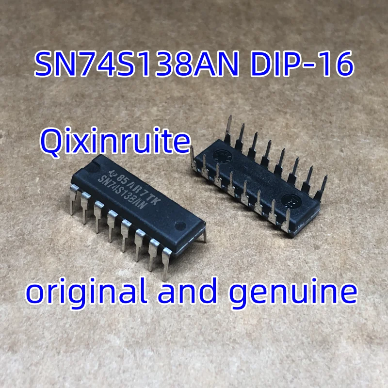 Qixinruite Brand new original SN74S138AN DIP-16 decoder/multiplexer/signal switch/codec/multiplexer IC chip