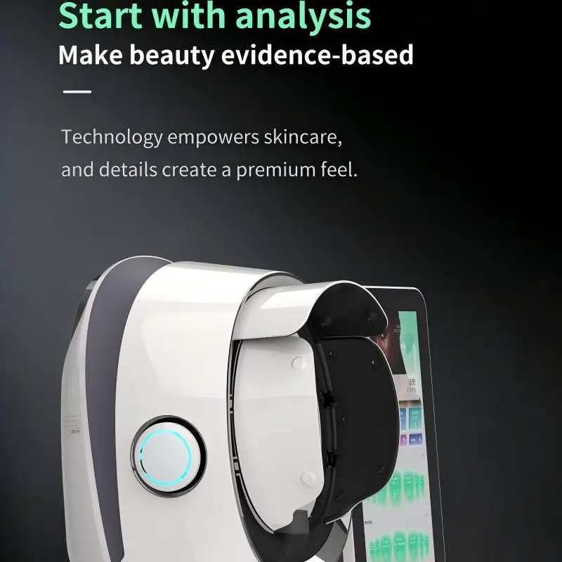 K57 AI Skin Analyzer Machine High Definition Pixels Whole Facial Scanning Skin Analyzer AI Intelligent Image Instrument Detector