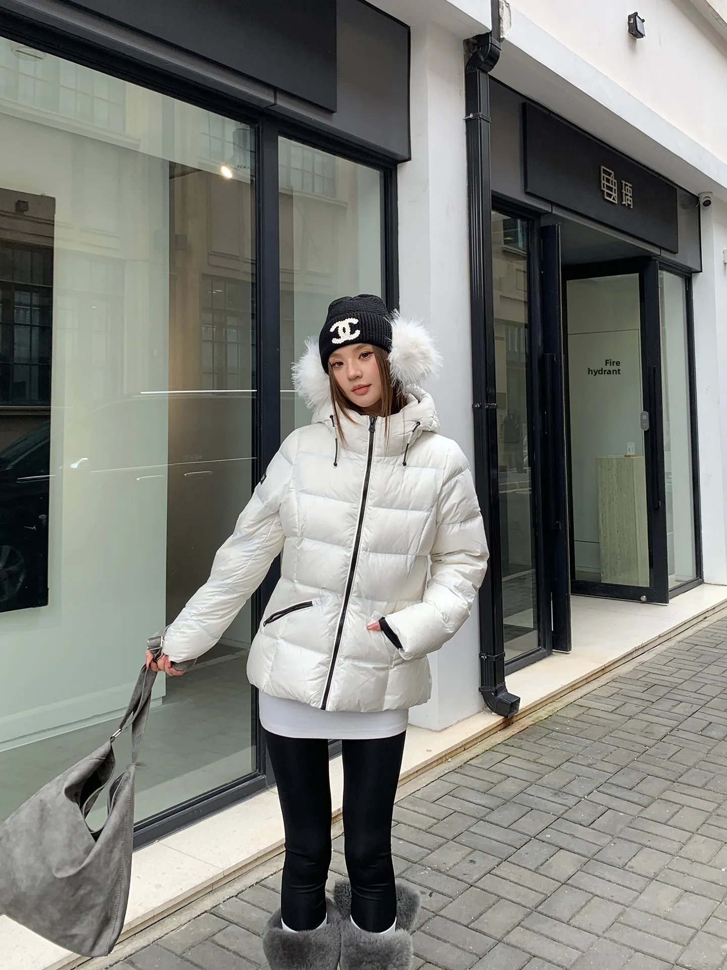 Chaqueta de Plumón para Mujer Estilo G, Invierno 2025, Nueva, Plumón de Pato Blanco, Abrigo Cálido con Capucha, Corte Recto...