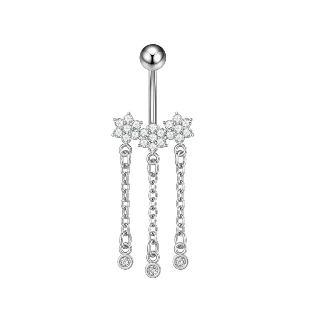 Chain Tassel Dangled Belly Piercing Ring, Gift
