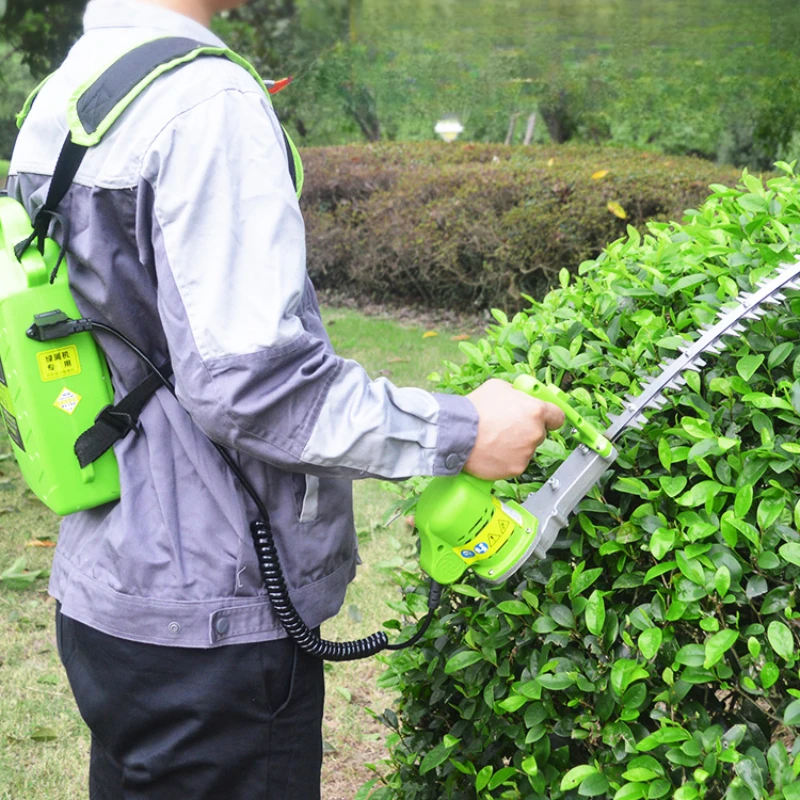 Rechargeable brushless hedge trimmer lithium electric small one-handed scimitar tea picker tea ball tree trimmer lawn mower