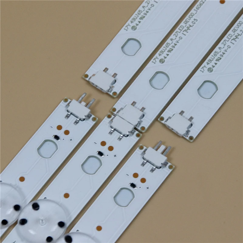 แถบไฟ LED สำหรับทีวี รุ่น 49UJ65 A/B แบบ Backlight Strip สำหรับ 49UJ7220 49UJ7240 49UJ7500 ชุดอุปกรณ์ แถบไฟ 17Y 49UJ65_A/B_27LED_REV00