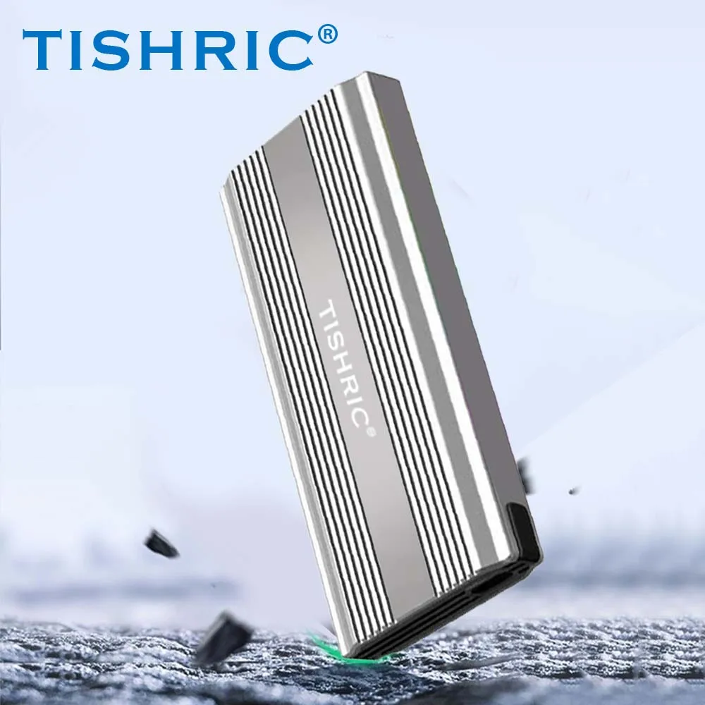 Tishric ssd caso nvme para usb3.1/typec 1.8 polegada gabinete duplo protocolo m.2 móvel caso externo suporte 20gbps ssd para computador portátil