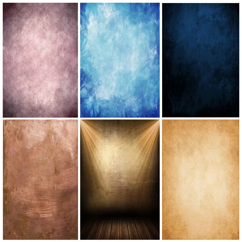 

Vinyl Vintage Photography Backdrops Props Abstract Gradient Solid Color Portrait Photo Studio Background 210406FHP-02