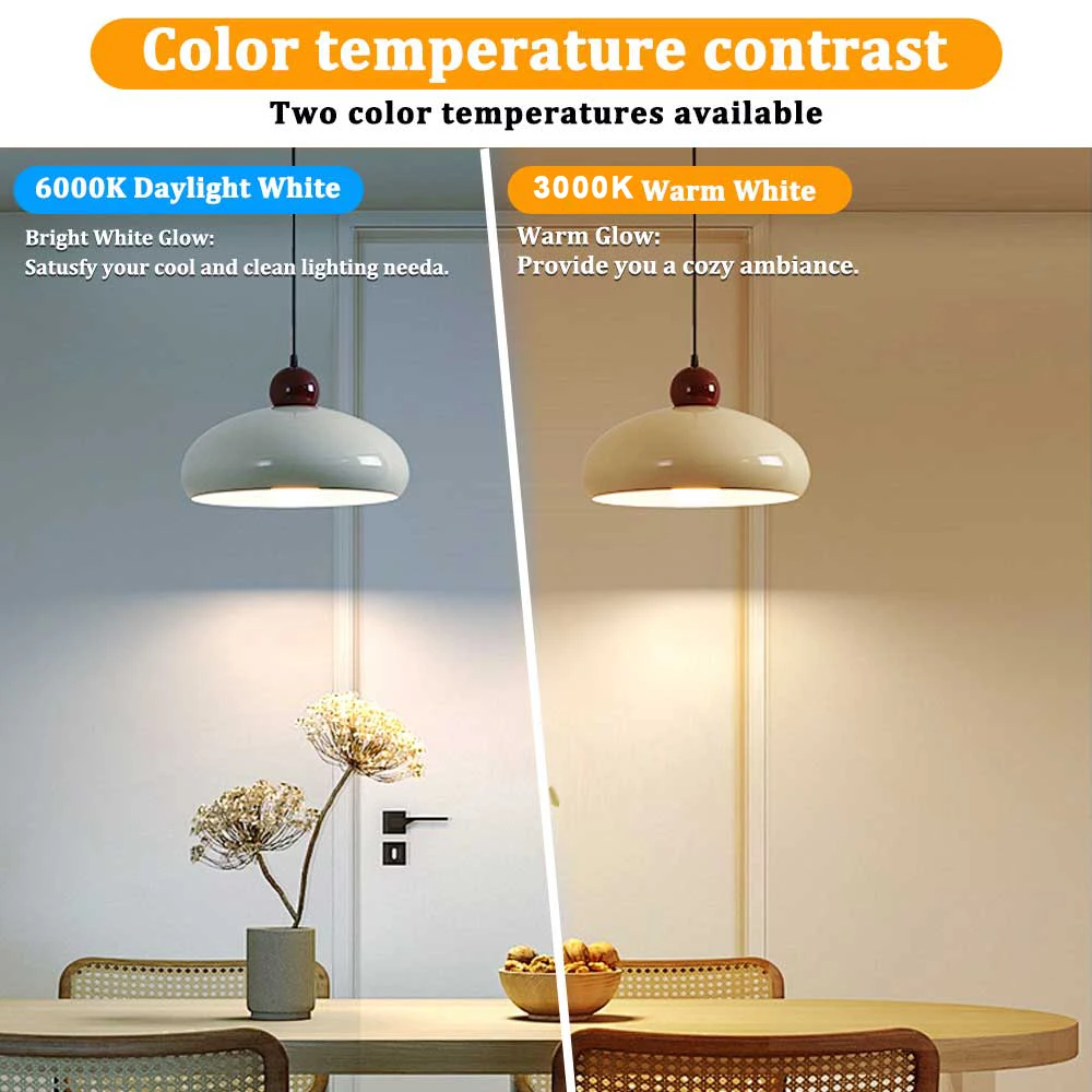 G45 Frosted Globe LED Filament Bulbs E14 5W – 6 Pack