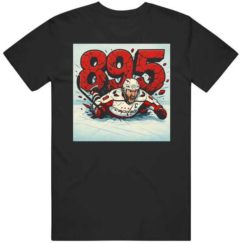 Ovi 895 Ovechkin Celebration Record Fan Idea Camiseta