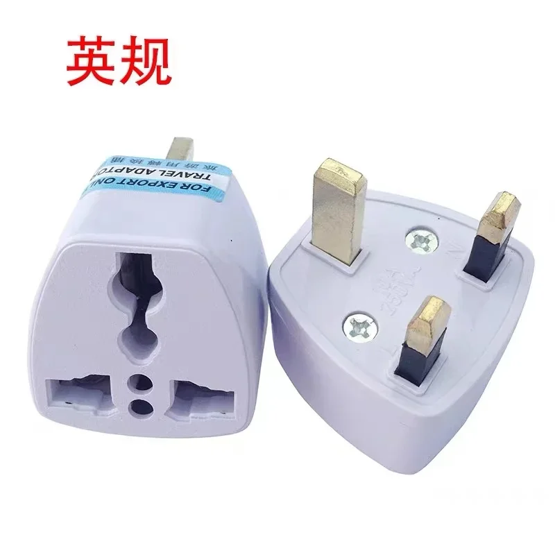 1 PCS US EU AU To UK Plug Adapter American European Euro British 3 Pin Travel Power Adapter Converter Socket Electric Outlet