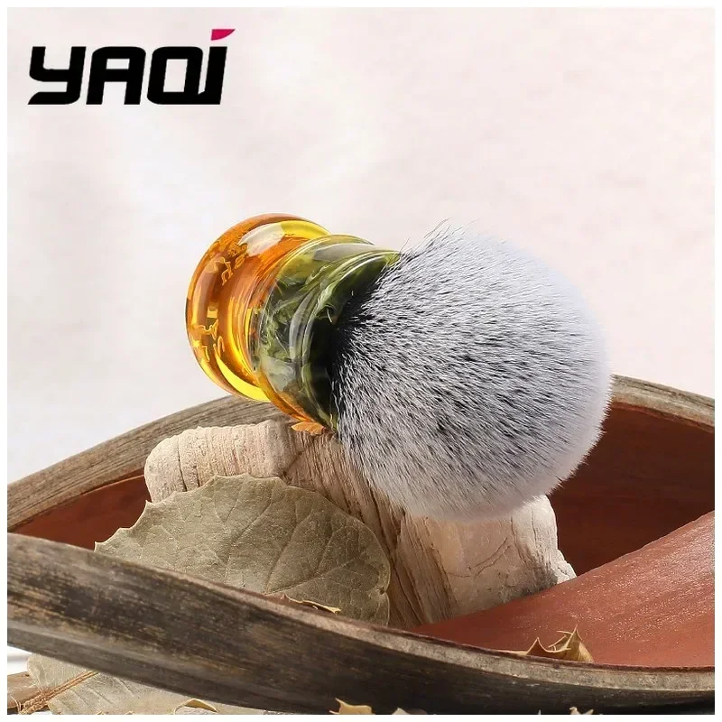 2026 High Quality Wet Shave Brushes Black White Tuxedo Yaqi Sagrada Familia 24MM Men Resin Handle Synthetic Fibre  Brushes