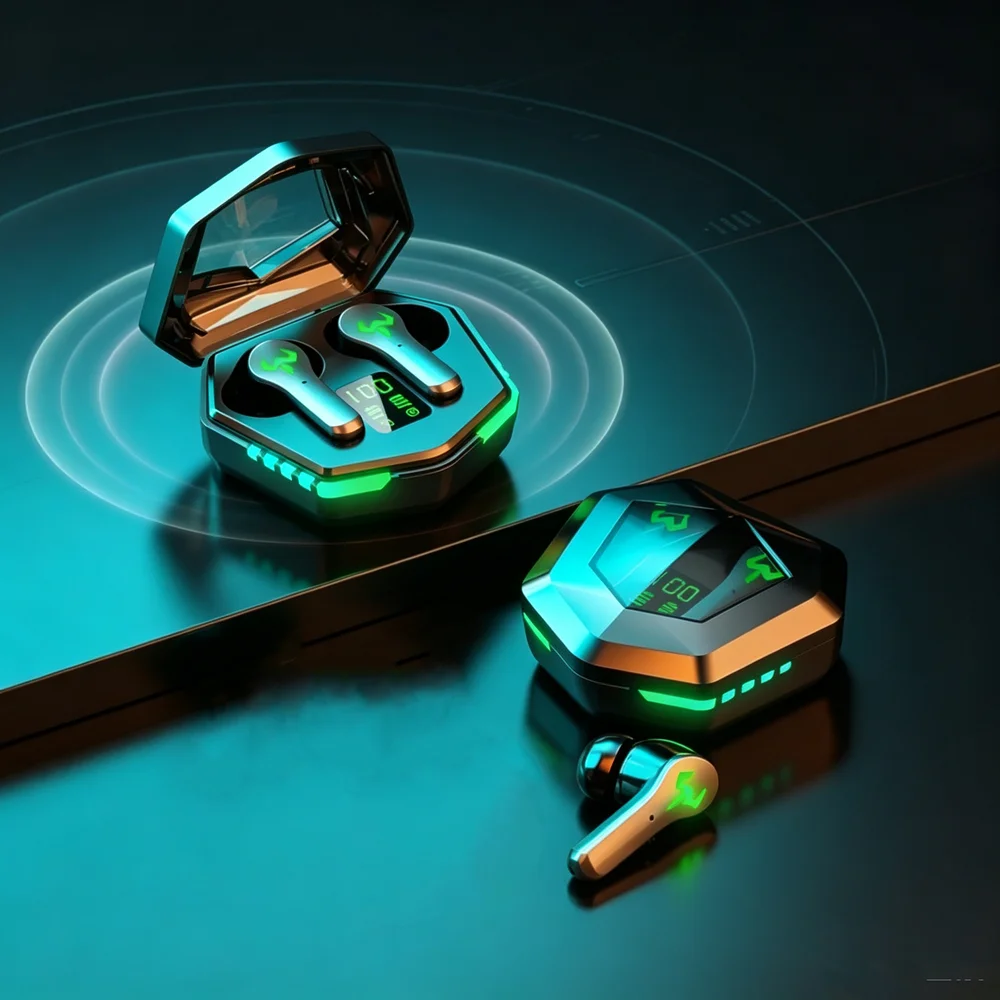Wireless Earbuds Gaming Low Latency - Беспроводные наушники Bluetooth 5.3 с низкой