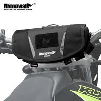 Rhinowalk Bolsa para manillar de motocicleta con cubierta para lluvia, bolso de hombro con operación de una sola mano, 2L, se adapta a cámara de acción de teléfono de 7 pulgadas, Etc.