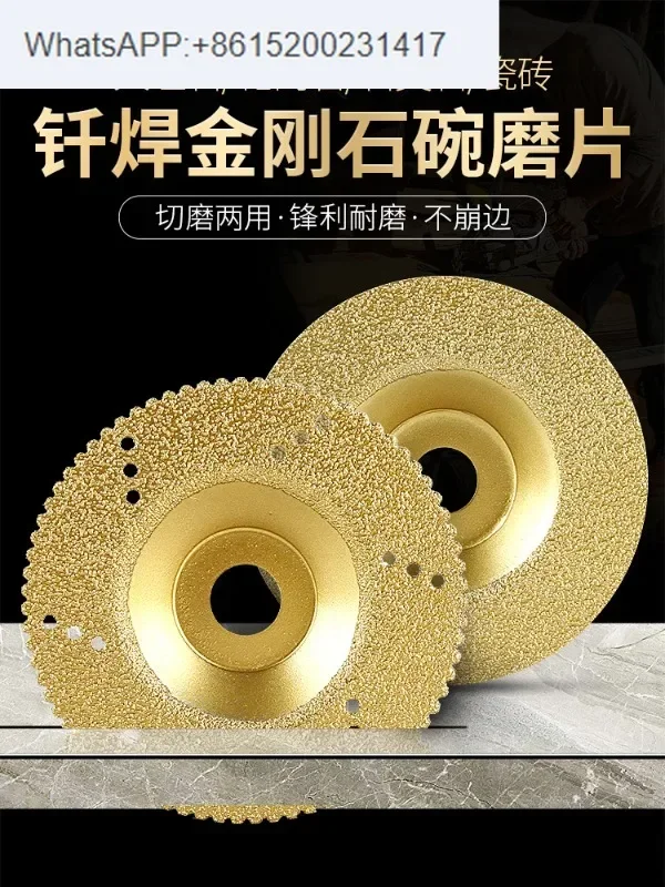 Diamond cutting pieces, marble, quartz, ceramic tiles, grinding edges, angle grinders, grinding discs, dry slicing(10PCS)