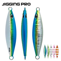 JiggingPro 60g 80g 100g Koika Jig Slow Fall Jigging Lure Slow Pitch Metal Jigs Saltwater Fishing Lure