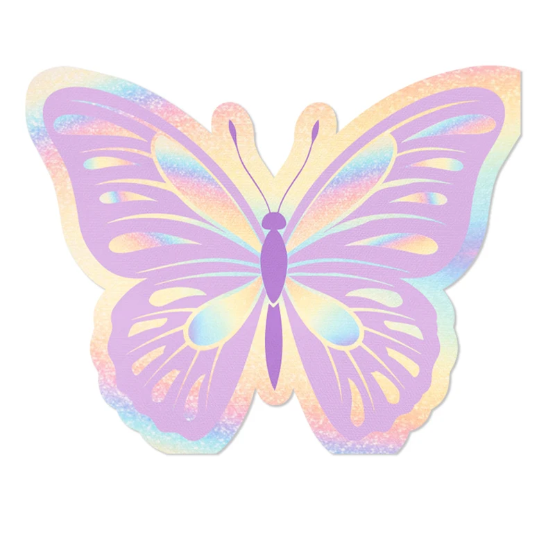 

20pcs Butterfly Shape Disposable Napkins Chlidren Boys Girls Happy Birthday Wedding Anniversary Celebration Dinner Party Supplie