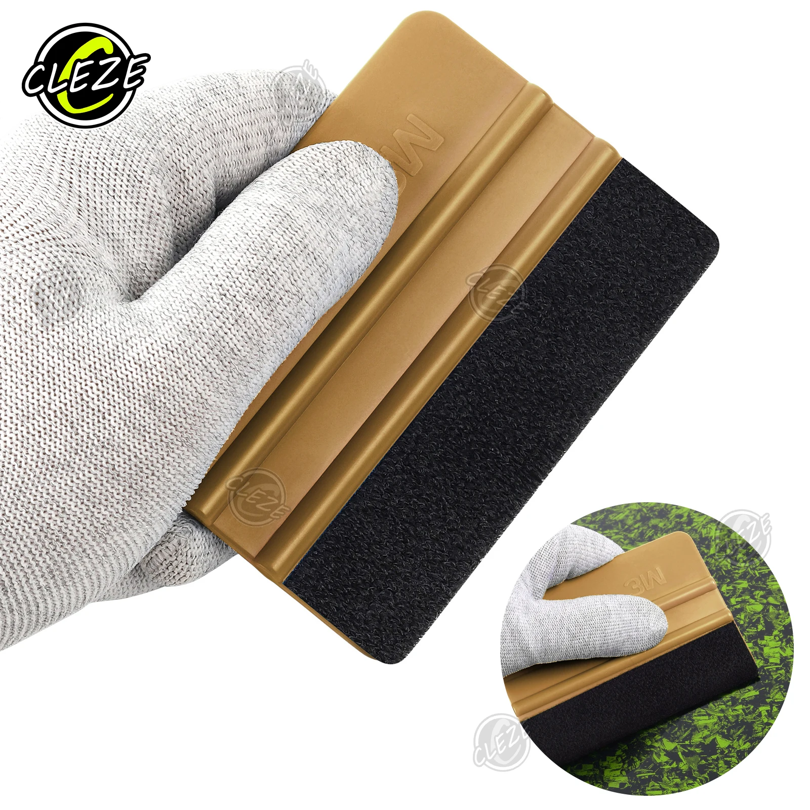 cleze-10pcs-felt-edge-vinyl-wrap-squeegee-car-detailing-scraper-tool-for-decal-sticker-window-tint-and-automotive-film-install