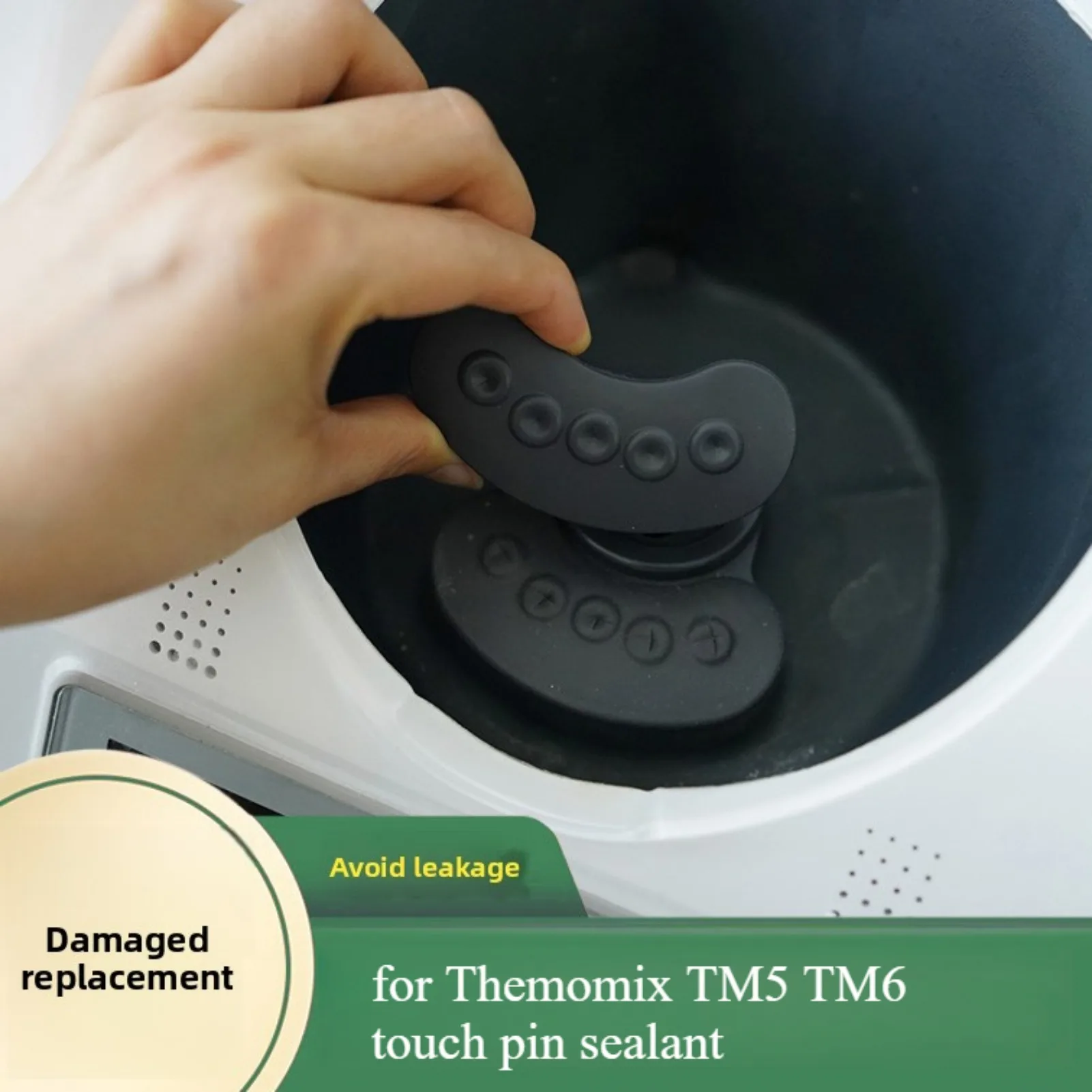 Seal Closure Gasket 31971, Replacement Airtight Junta Parts for Vorwerk Thermomix TM31 TM5 TM6 Blender Accessories