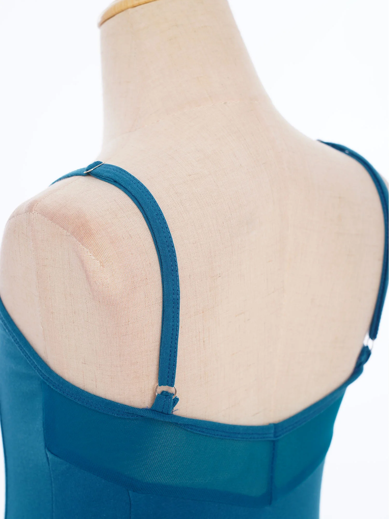 أطفال بنات الباليه الجمباز أداء زي بروتيل Ruched السباغيتي الأشرطة ملابس رقص الجمباز الرياضة اليوغا التدريب داخلية