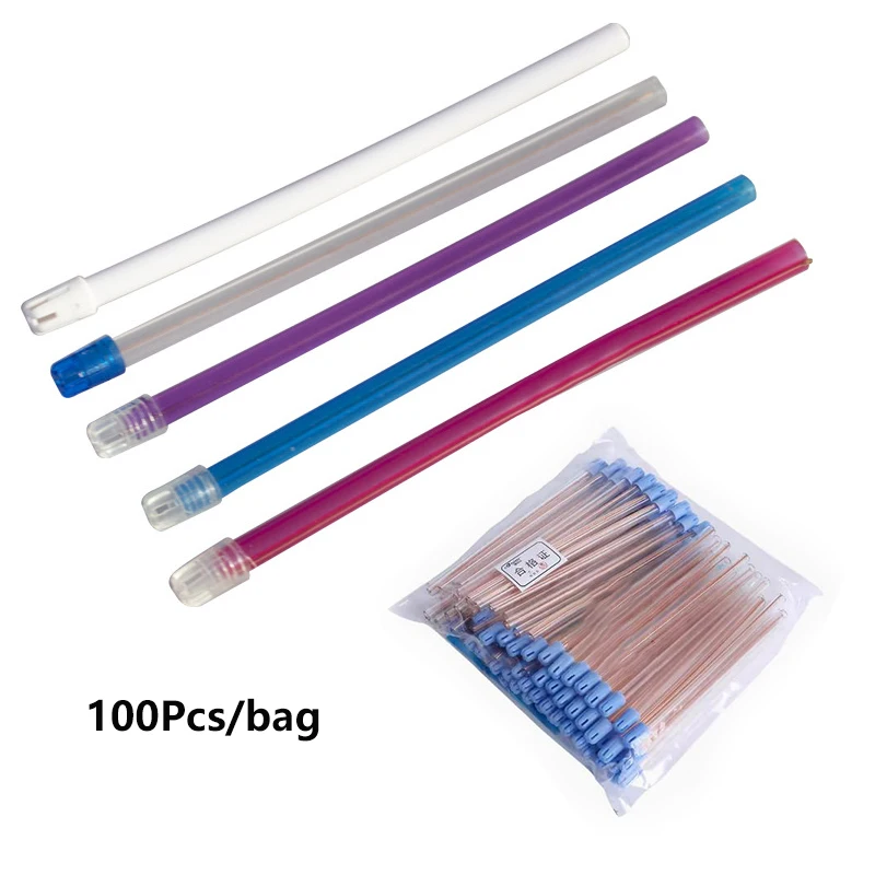 100pcs Dental Disposable Saliva Ejector Aspirator Tube Oral Care Dentistry Consumables Dentist Low Volume Suction Tips Clinic