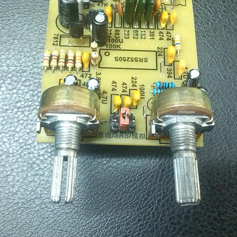 UNISIAN 3D Sound Effect Audio Preamplifier SRS Processor Tone Control Board For Diy Car Home Amplifier