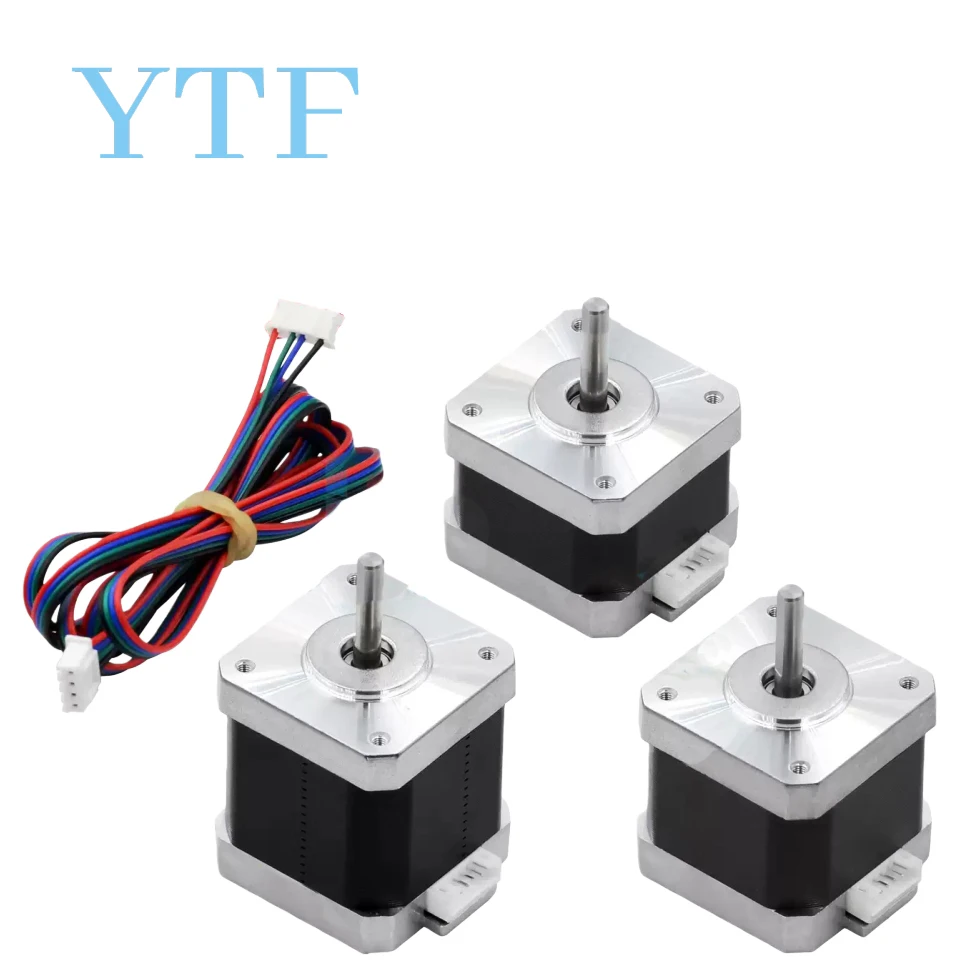 

42HB34F08AB Nema 17 Stepper Motor 1.8° 420mN.m Torque for 3D Printer Roller Screw Z-Axis