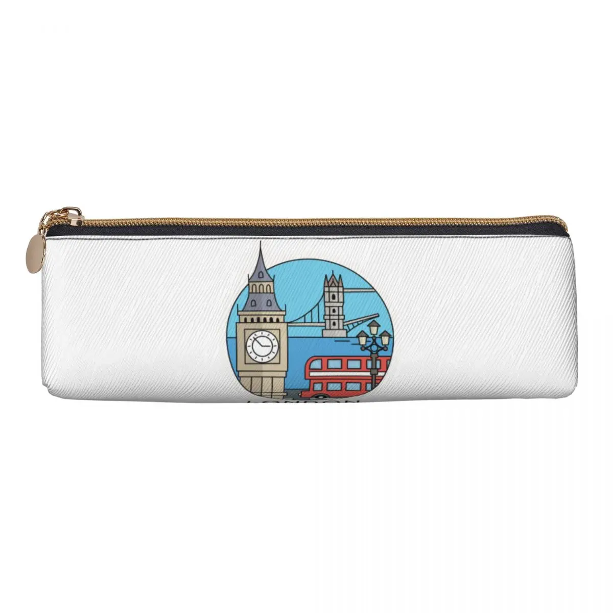 

London UK England Pencil Cases Pencil Pouch Storage Stationery Supplies Large Storage Pen Box Pencil Bag for Kids Gifts