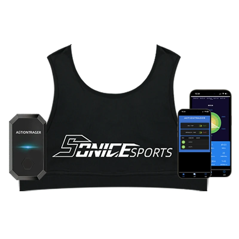 

Soccer Activity Tracker App Connect Soccer GPS Player Customs LOGO Training Vest With Gps