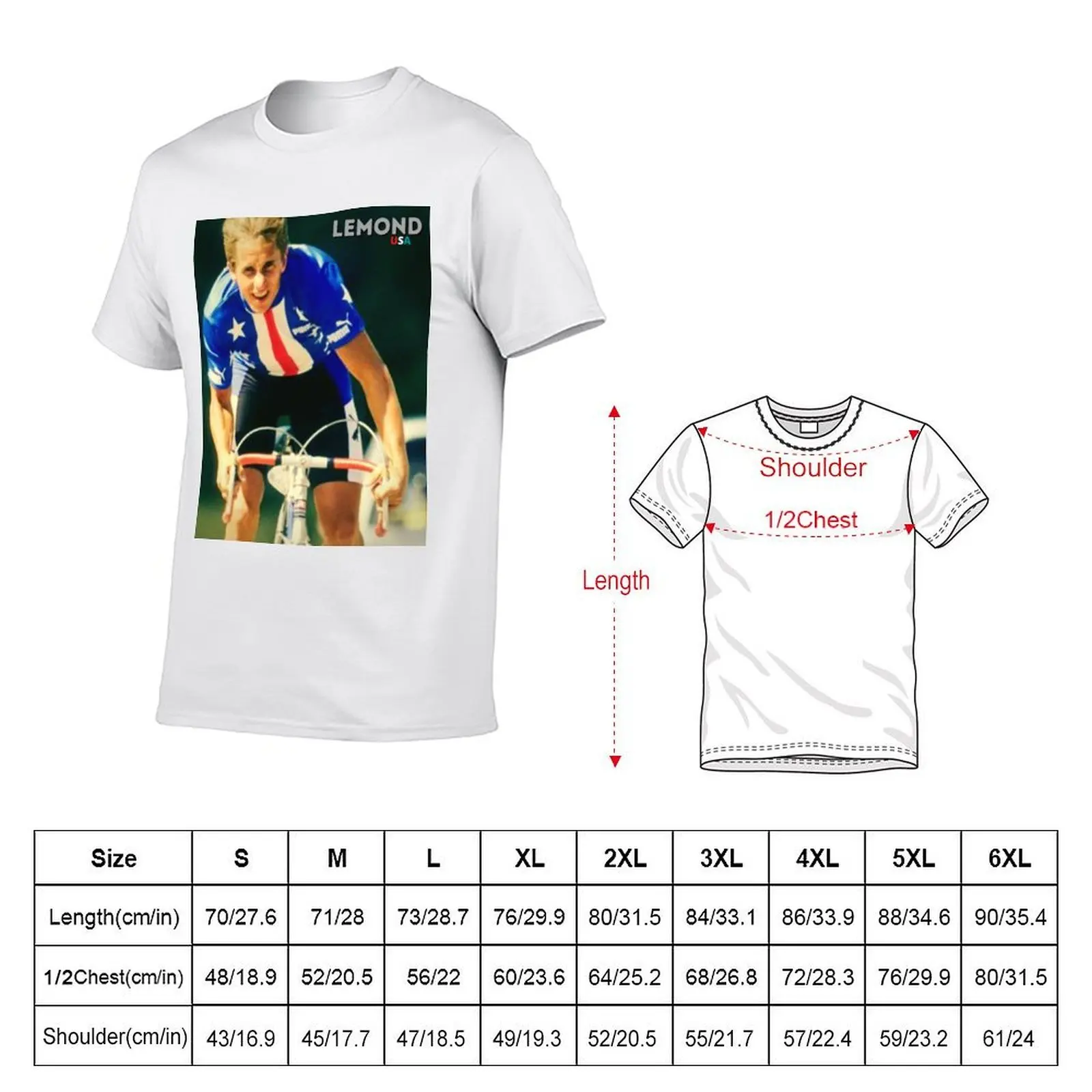 Greg Lemond USA T-Shirt man t shirt summer man tshirt T-Shirt