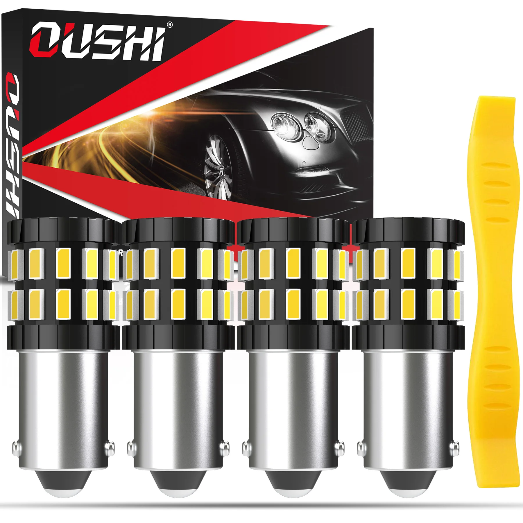 

OUSHI 4pcs BA9S H6W T4W Car Led Trunk Light License Plate Light High Power Powerful Canbus For Porsche 911 Cayenne Panamera